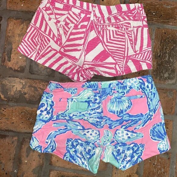 Lilly Pulitzer shorts size 2 lot - Picture 4 of 6